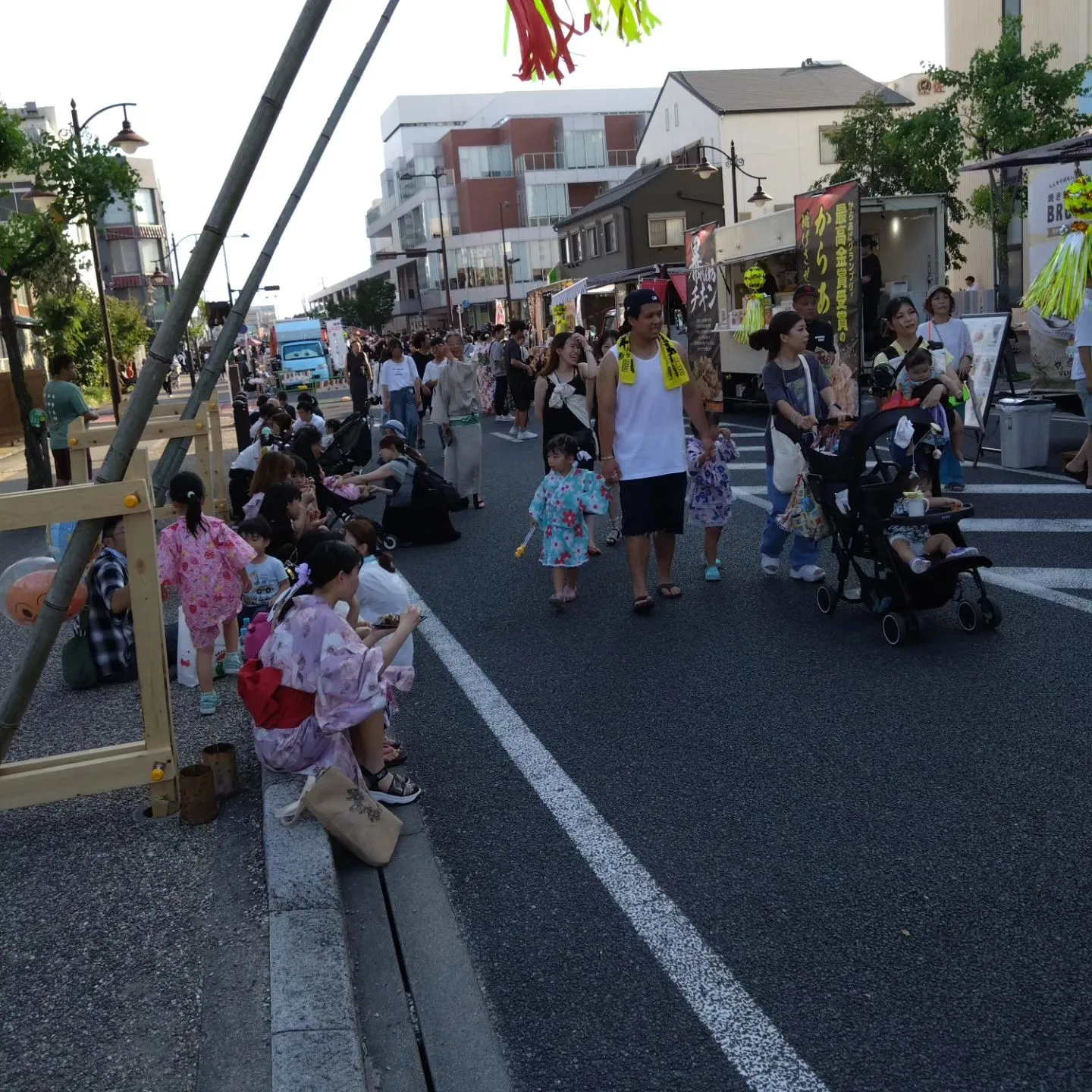 七夕まつり2日目、夕方