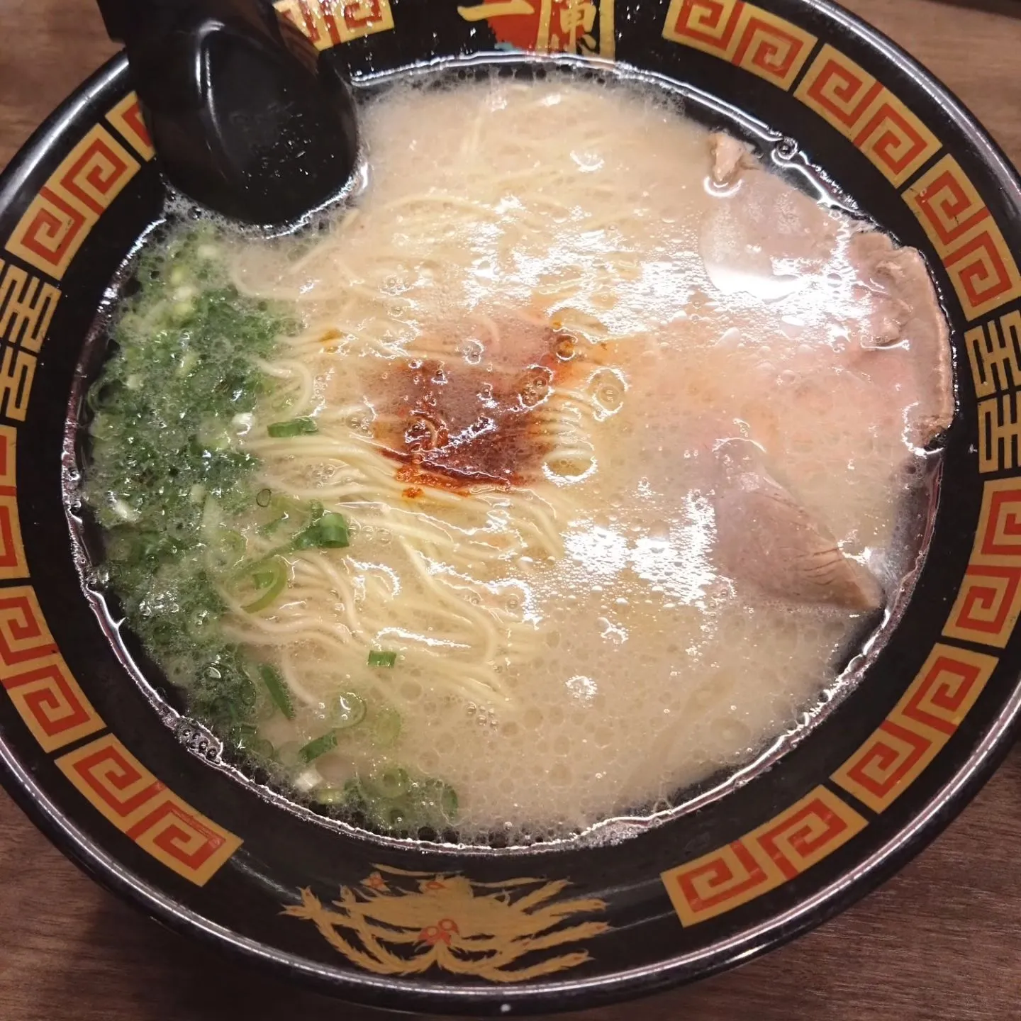 一蘭のラーメン(⁠^⁠^⁠)