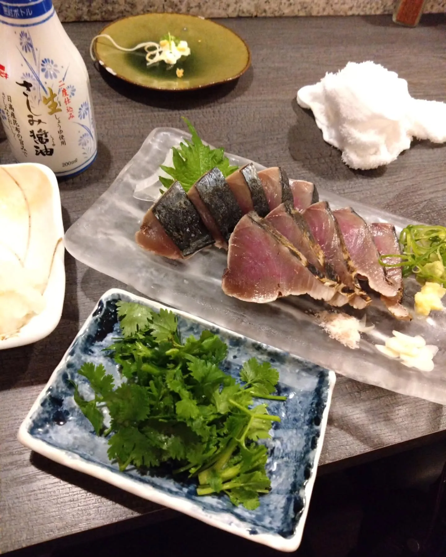 育てたパクチーを実食