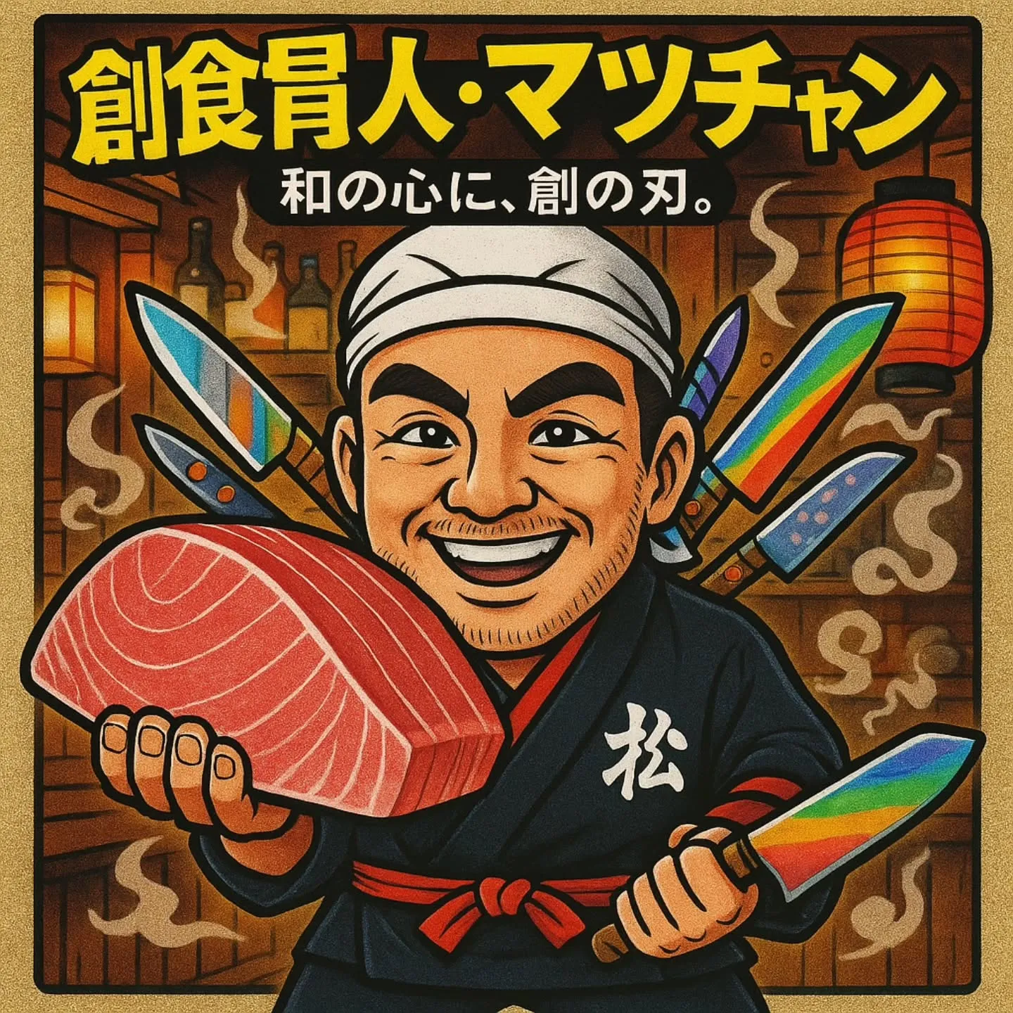 酒食百景松の大将【松本さん】で作っていきましたが、三刀流あた...