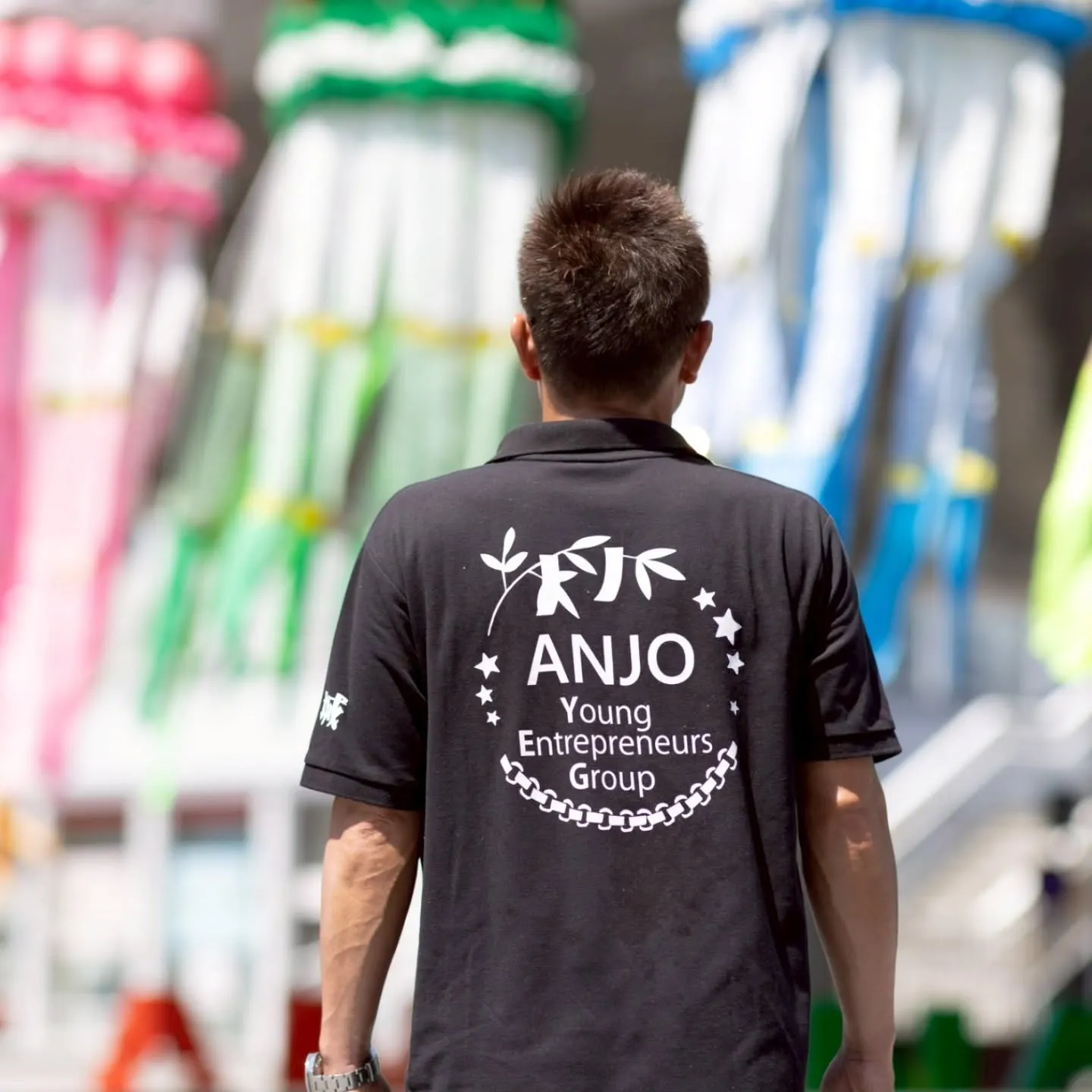 七夕まつり、グループLINEの写真より