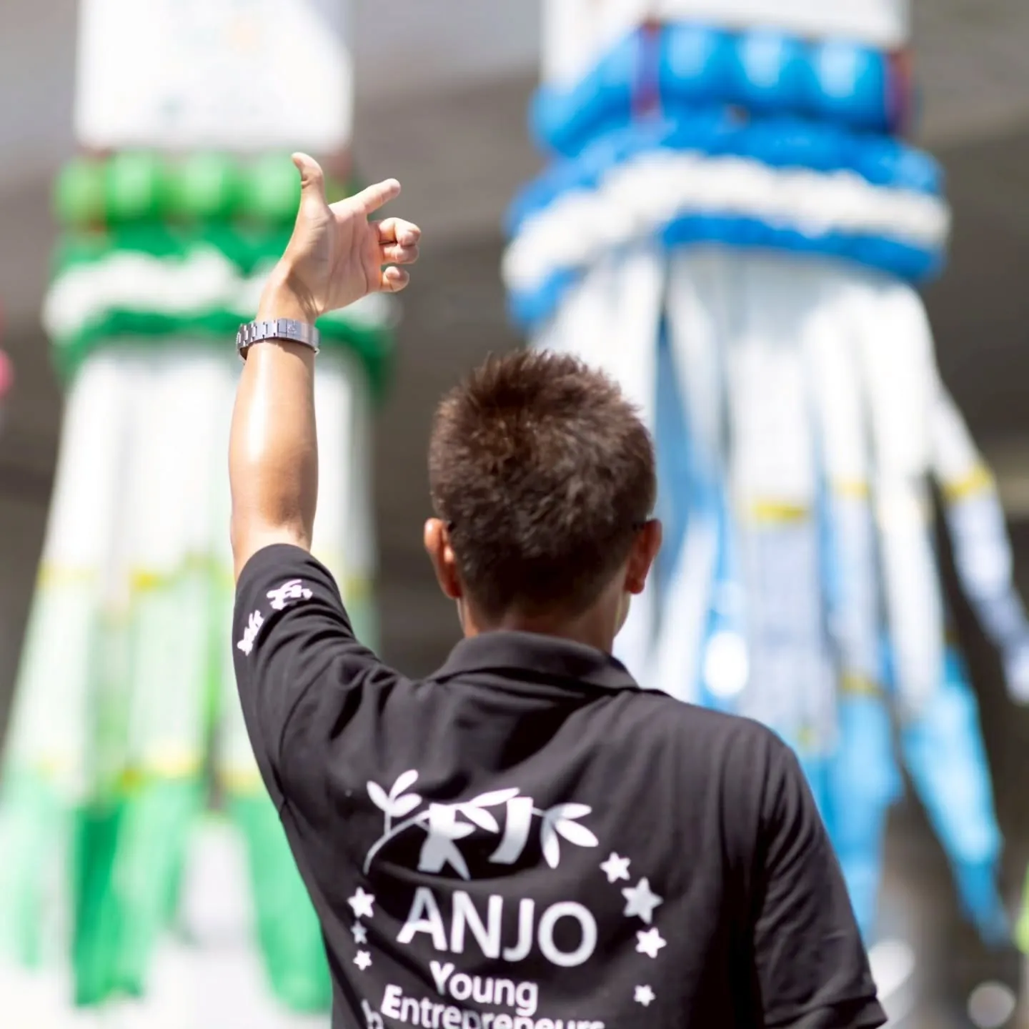 七夕まつり、グループLINEの写真より