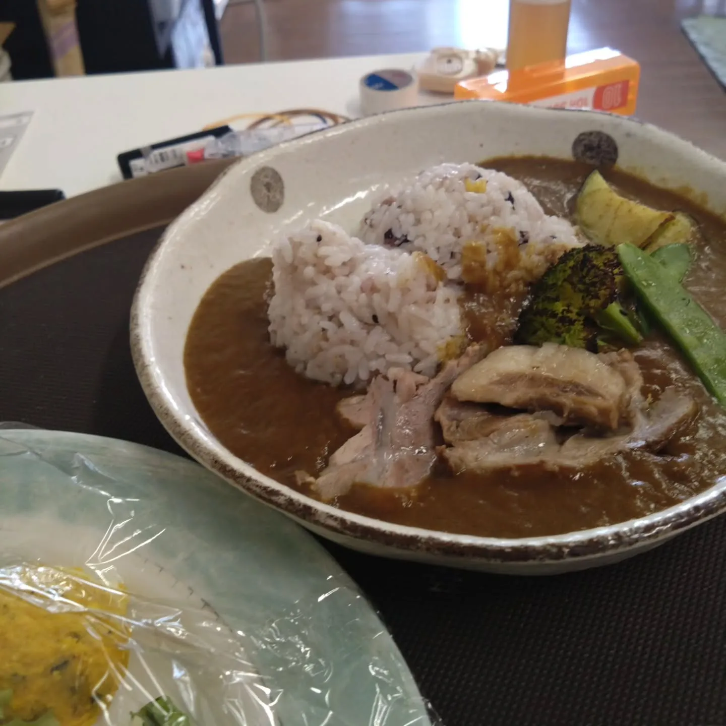 カフェビーさんでカレーを注文しました