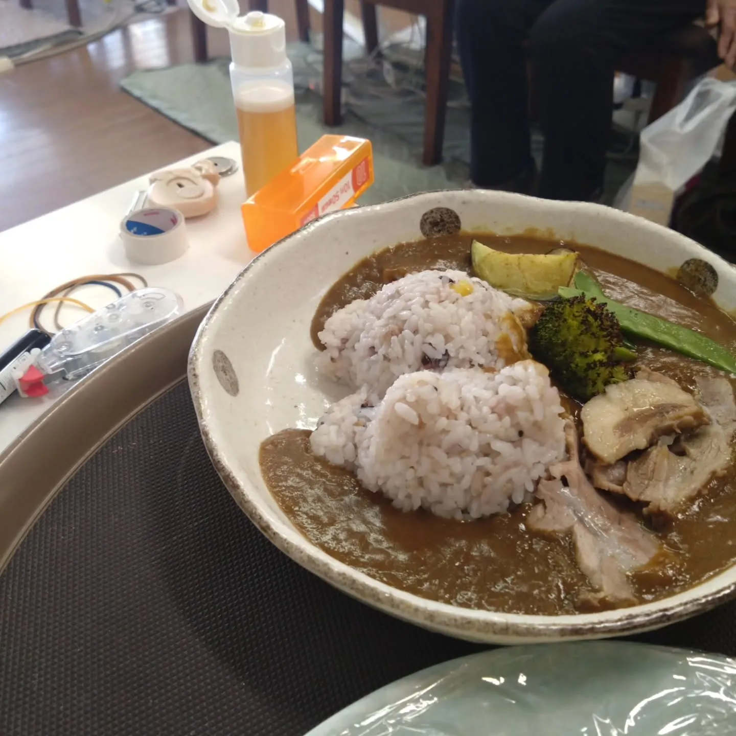 カフェビーさんでカレーを注文しました